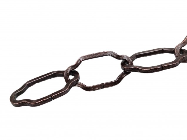 Chandelier Chain Gothic Link Antique Plated Finish