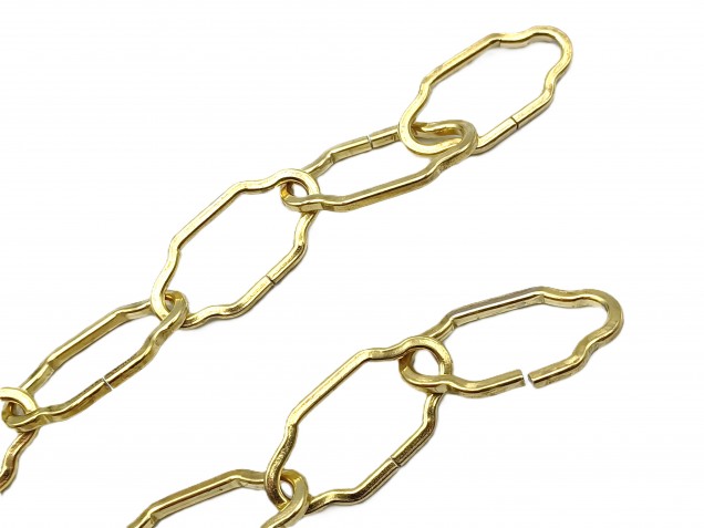 Chandelier Chain - Gothic Brass Effect