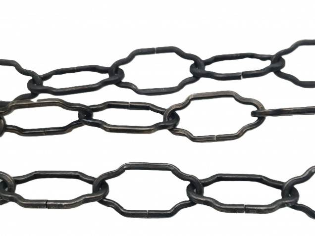 Chandelier Chain Gothic Link dark bronze Plated Finish