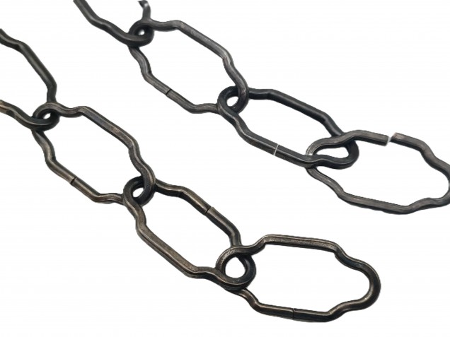 Chandelier Chain Gothic Link dark bronze Plated Finish
