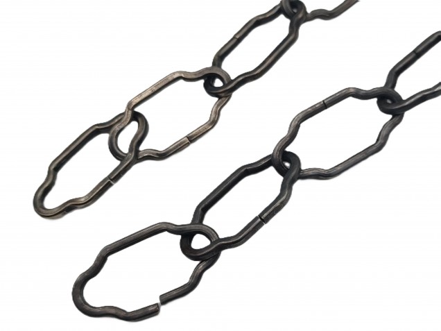 Chandelier Chain Gothic Link dark bronze Plated Finish