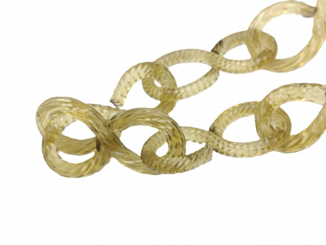 Murano Glass gold link Chain 