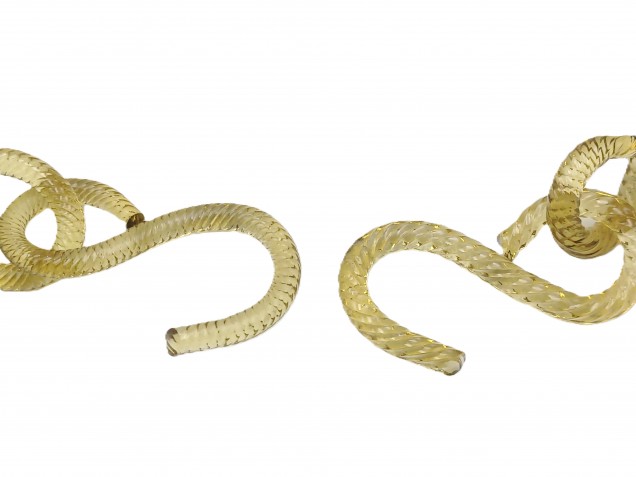 Murano Glass gold link Chain 