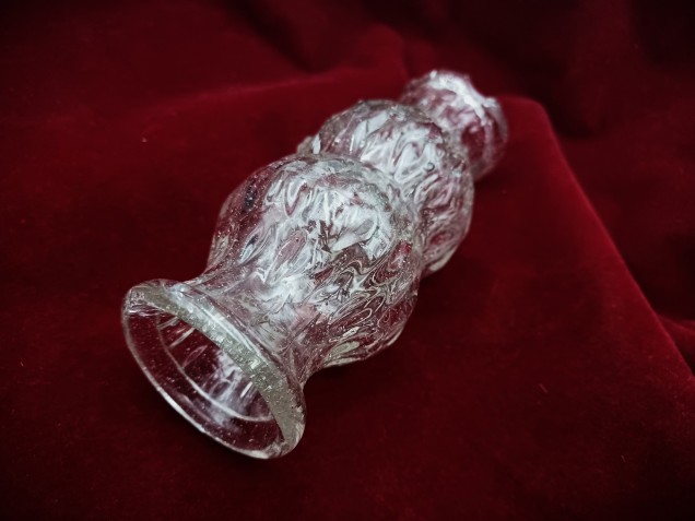 Venetian Chandelier glass stem spacer clear 