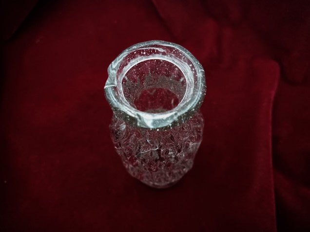 Venetian Chandelier glass stem spacer clear 