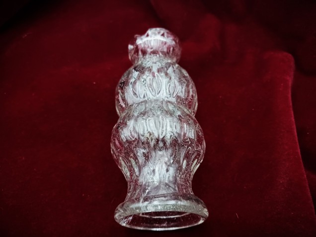 Venetian Chandelier glass stem spacer clear 
