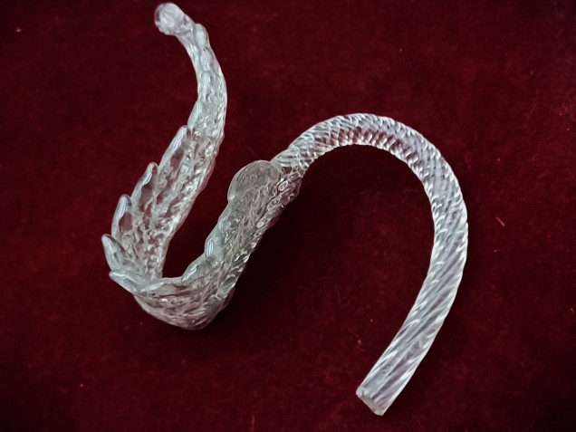 Clear Chandelier Leaf 85mm