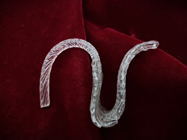 Clear Chandelier Leaf 85mm