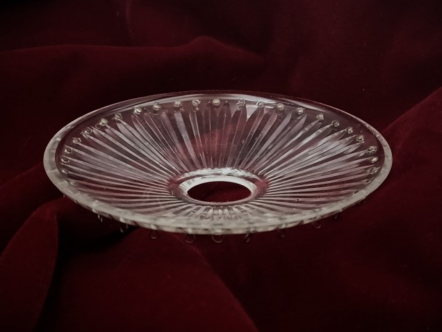 Bag type chandelier cut glass finial 36 pin holes 