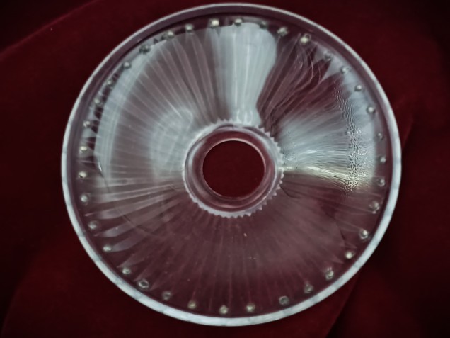 Bag type chandelier cut glass finial 36 pin holes 