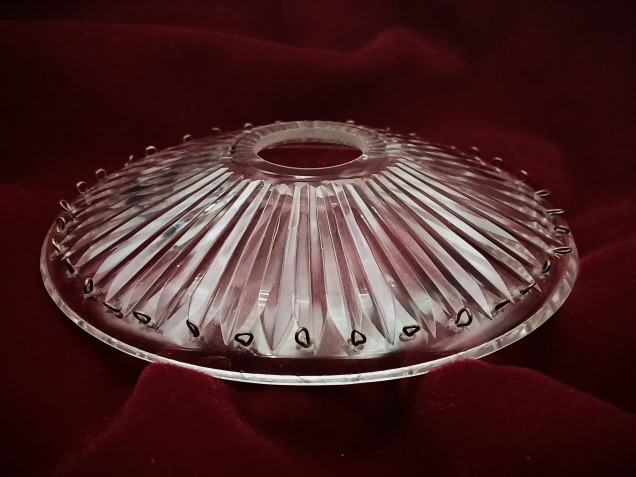 Bag type chandelier cut glass finial 36 pin holes 