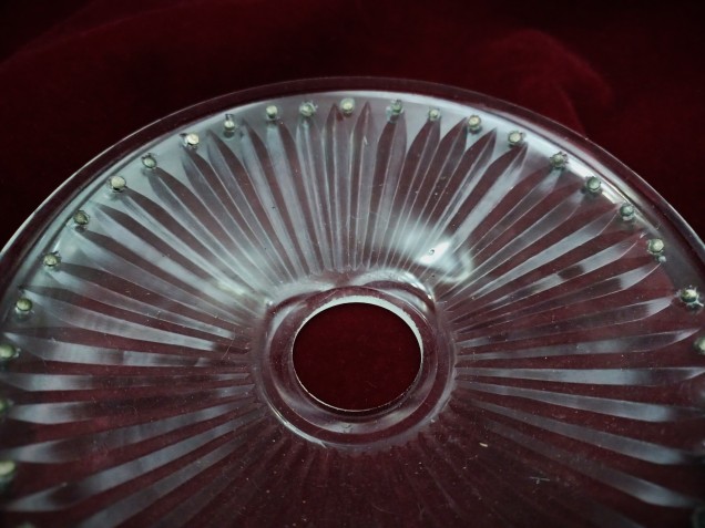 Bag type chandelier cut glass finial 36 pin holes 