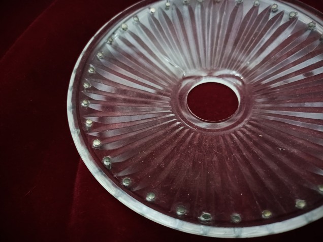 Bag type chandelier cut glass finial 36 pin holes 