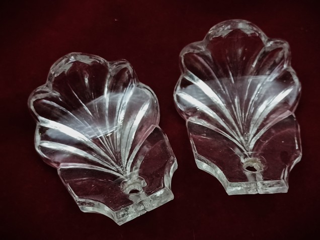 Chandelier glass Crown leaves