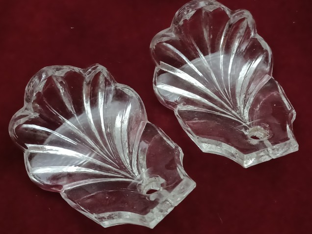 Chandelier glass Crown leaves