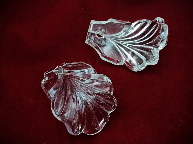 Chandelier glass Crown leaves