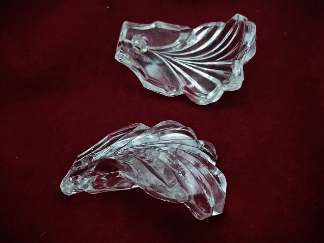 Chandelier glass Crown leaves