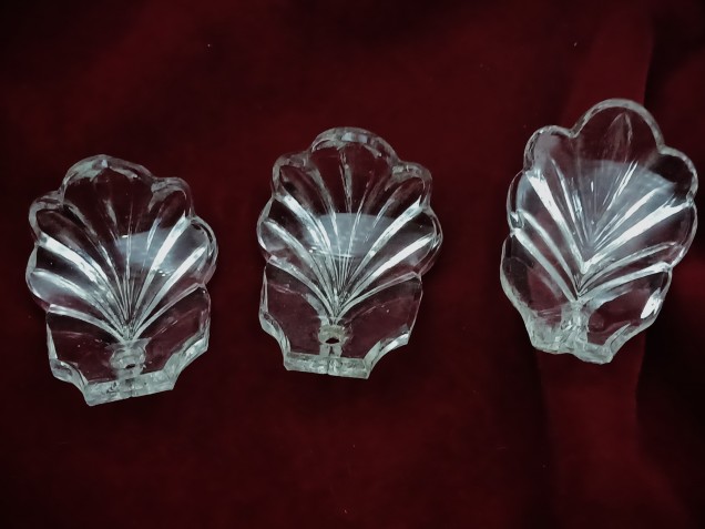 Chandelier glass Crown leaves
