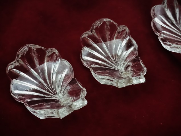 Chandelier glass Crown leaves
