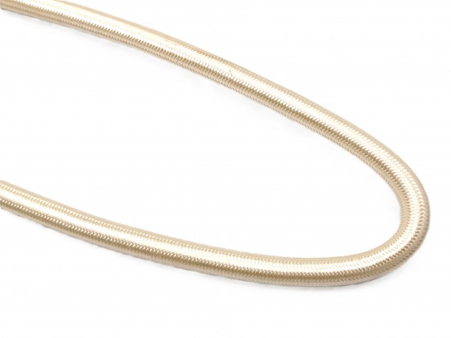 3 core round silk fabric braided electric cable 0.50mm inner core flex