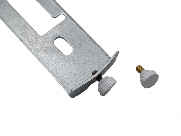 White Metal Ceiling Rose Hook 