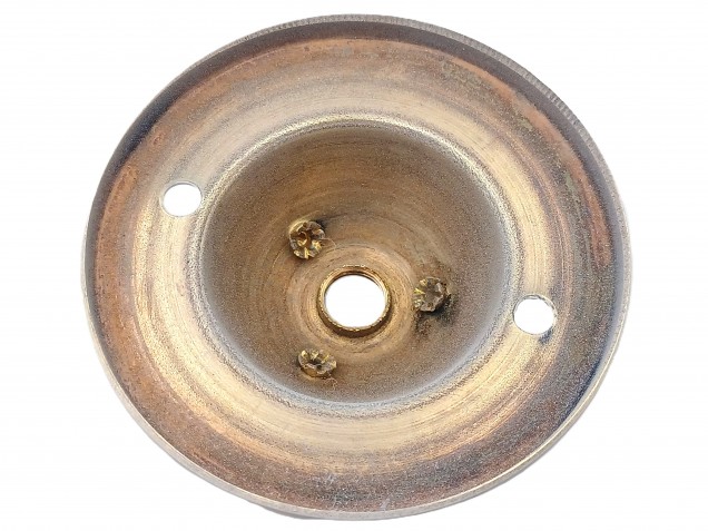 Ivory triple lighting hook ceiling plate 