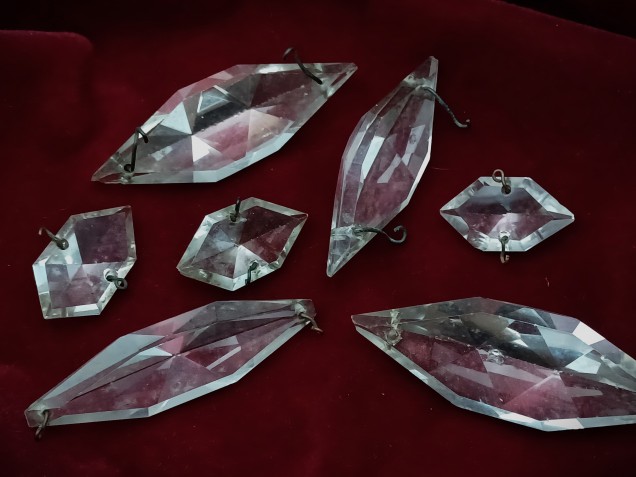 Osler crystal lozenge c1860 RARE