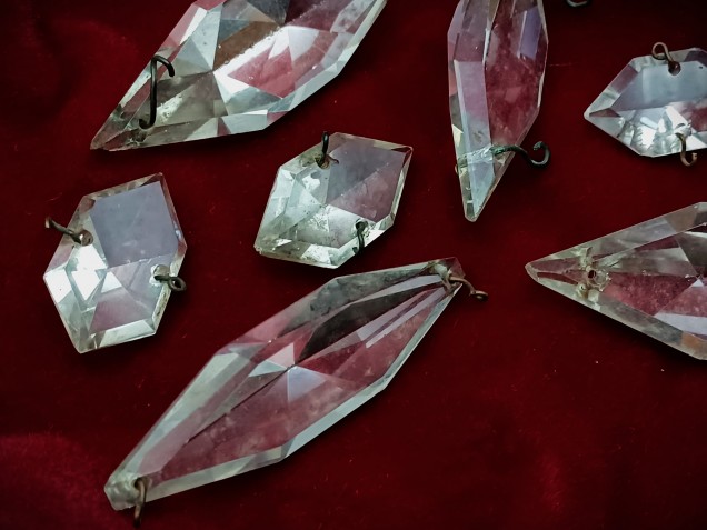 Osler crystal lozenge c1860 RARE