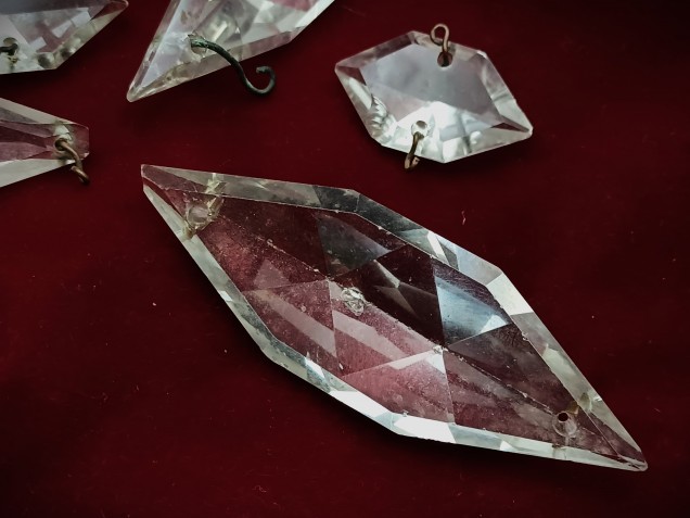 Osler crystal lozenge c1860 RARE