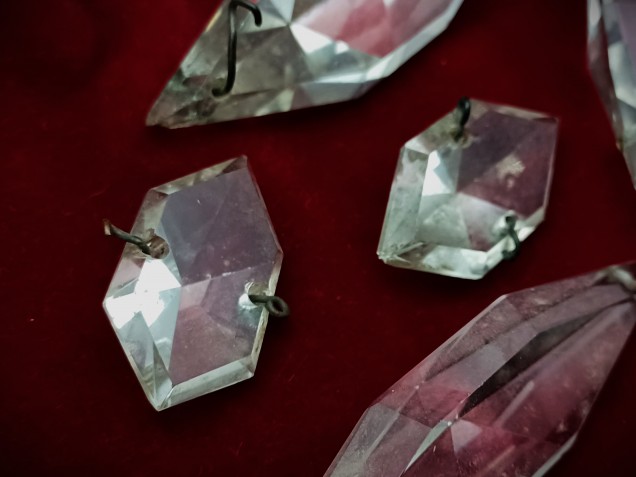 Osler crystal lozenge c1860 RARE