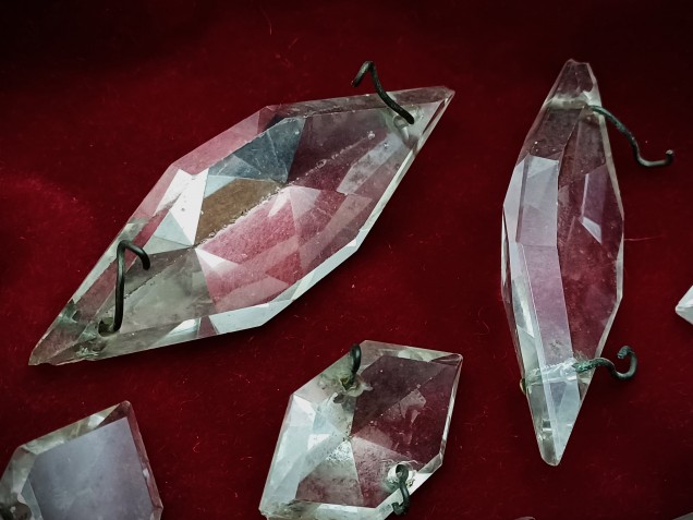 Osler crystal lozenge c1860 RARE