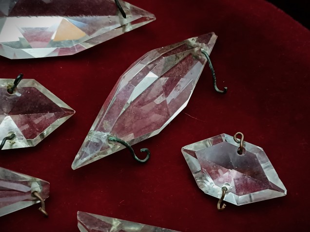 Osler crystal lozenge c1860 RARE