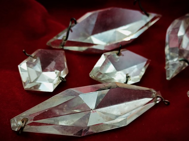 Osler crystal lozenge c1860 RARE