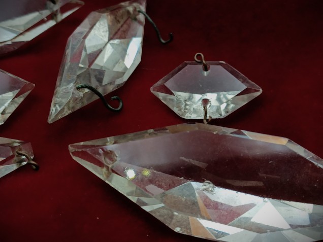 Osler crystal lozenge c1860 RARE