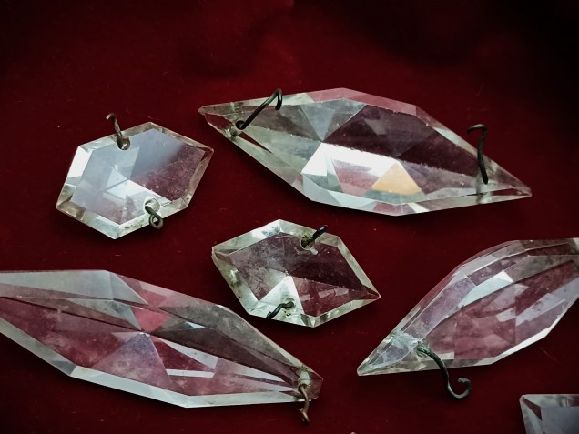 Osler crystal lozenge c1860 RARE