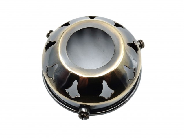 Lamp Shade Gallery 2 and a Quarter inch BRUSHED  ANTIQUE GALLERY  GLASS SHADE HOLDER  