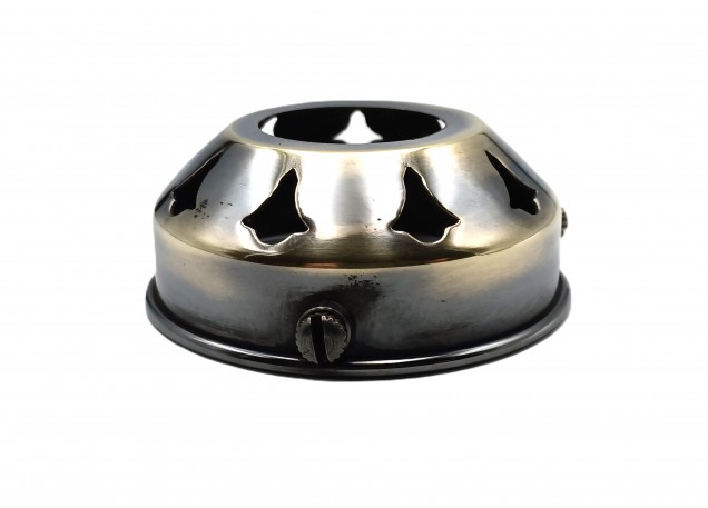 Lamp Shade Gallery 2 and a Quarter inch BRUSHED  ANTIQUE GALLERY  GLASS SHADE HOLDER  