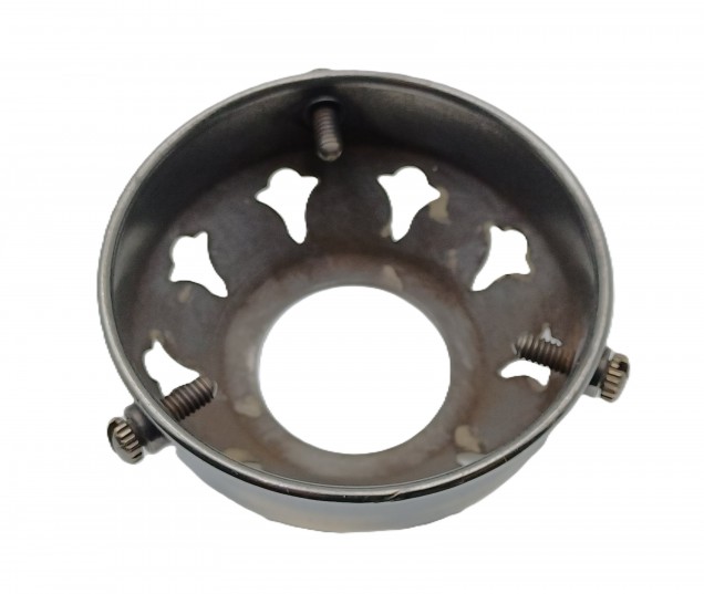 Lamp Shade Gallery 2 and a Quarter inch BRUSHED  ANTIQUE GALLERY  GLASS SHADE HOLDER  