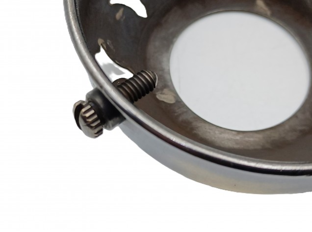 Lamp Shade Gallery 2 and a Quarter inch BRUSHED  ANTIQUE GALLERY  GLASS SHADE HOLDER  