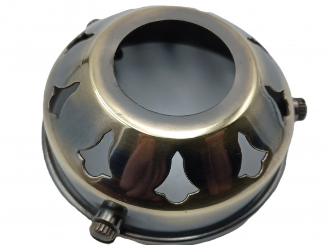 Lamp Shade Gallery 2 and a Quarter inch BRUSHED  ANTIQUE GALLERY  GLASS SHADE HOLDER  