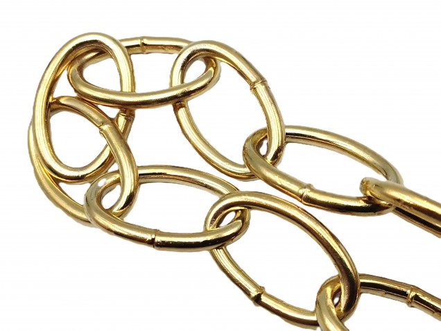 Chandelier Chain Welded Link 1 Inch- in Brass 50kg Max
