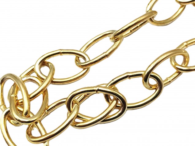 Chandelier Chain Welded Link 1 Inch- in Brass 50kg Max