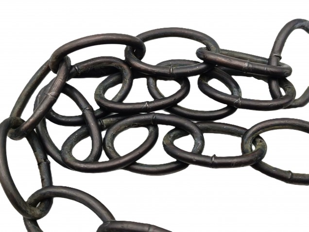 Chandelier Chain Welded Link 1 Inch in dark antique 50kg Max 