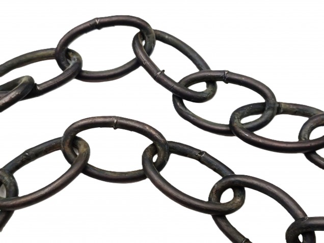 Chandelier Chain Welded Link 1 Inch in dark antique 50kg Max 