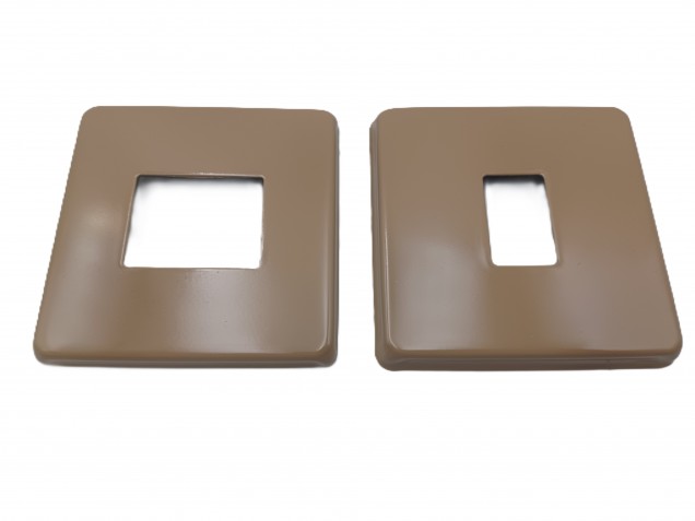 Beige Light single Switch Cover Plate single or double