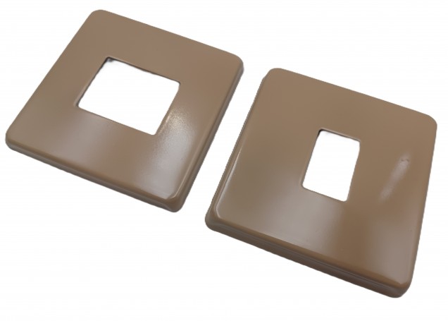 Beige Light single Switch Cover Plate single or double