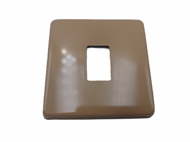 Beige Light single Switch Cover Plate single or double