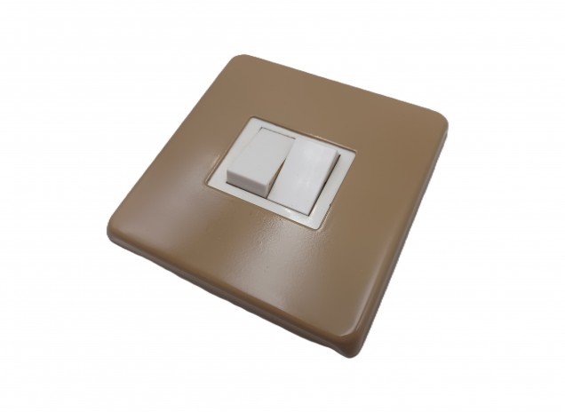 Beige Light single Switch Cover Plate single or double