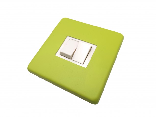 Light Switch Cover Plate Conversion In green double or single switch  