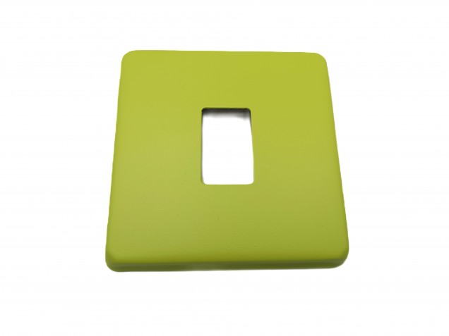 Light Switch Cover Plate Conversion In green double or single switch  